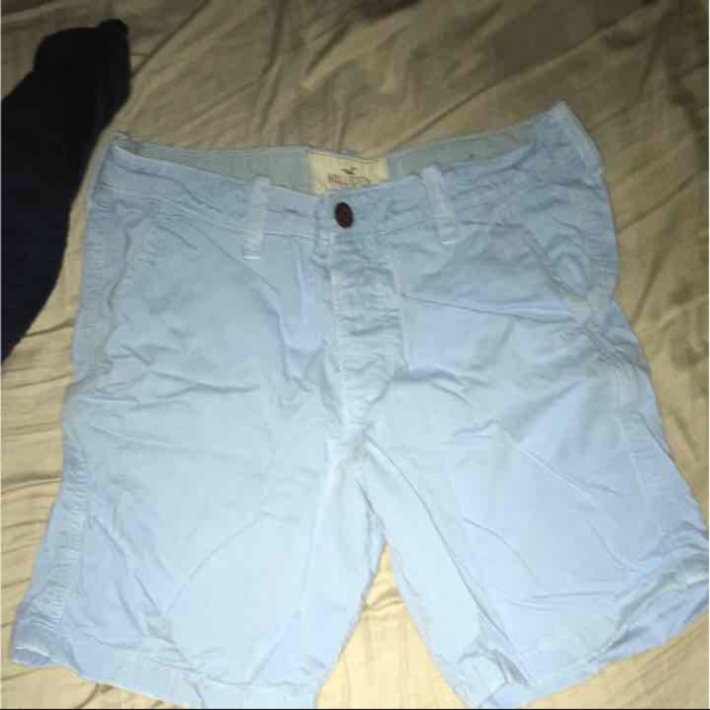 Hollister mens shorts baby blue